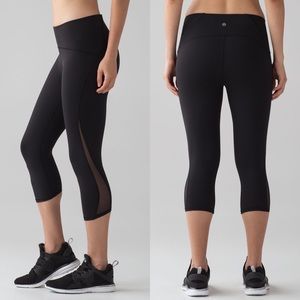Lululemon Train Times Crop Black